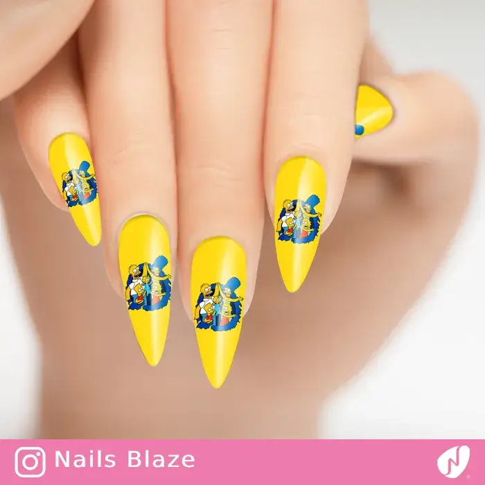 The Simpsons | Cartoon Nails - NB105